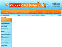 Tablet Screenshot of entrecosturas.es